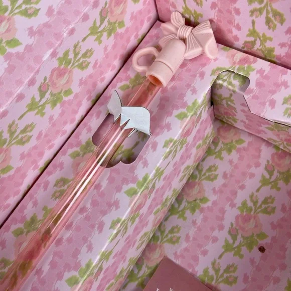 Stanley x LoveShackFancy 40oz Quencher H2.0 Pink Floral Tumbler Gift Set NIB - Picture 10 of 14